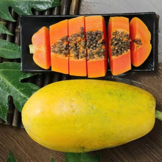 【红心冰糖木瓜】 肉厚多汁 软糯香甜 现摘现发 4.5-5斤装 商品图1