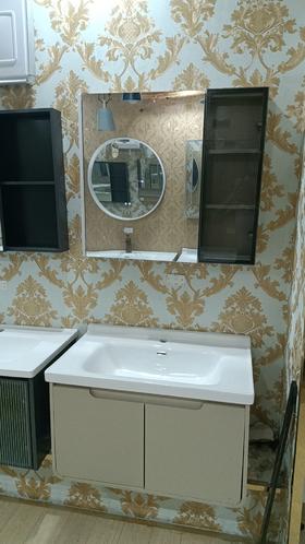 HT浴室柜 A61-80  三包装  配50陶瓷盆