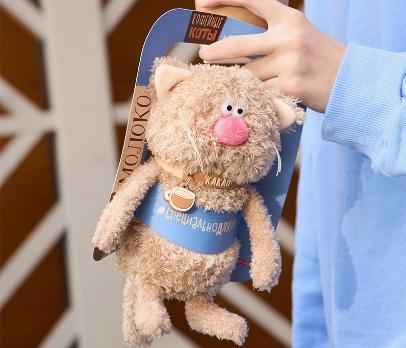 咖啡喵呜“俄咖”，16公分 毛绒玩具 商品图1