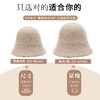 【立体设计！大头围秋冬帽子】女雪尼尔盆帽保暖渔夫帽日系针织水桶帽冬季。ry 商品缩略图2