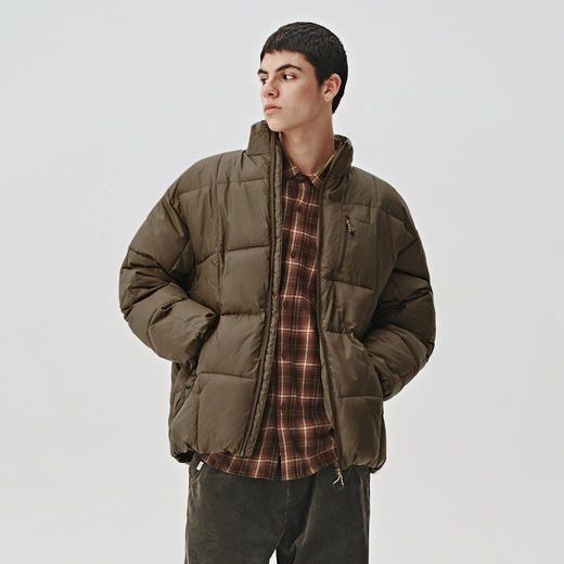 714street山系户外防风徒步登山棉服男士秋冬季新款宽松短阔外套 商品图3