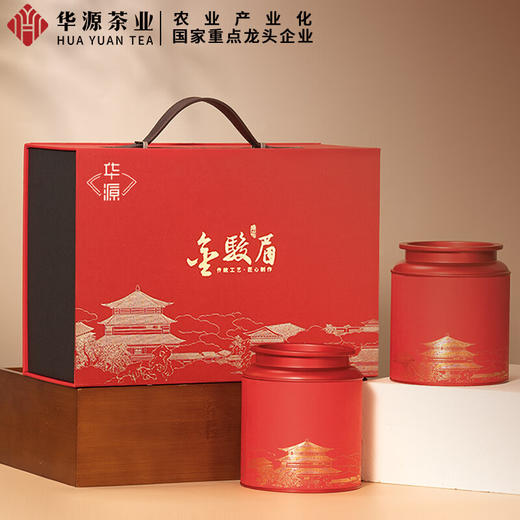 【年货茶礼】茶叶 金骏眉红茶 武夷红茶 红茶礼盒 茶叶礼盒 茶饮 T4025 华源 500g 商品图6