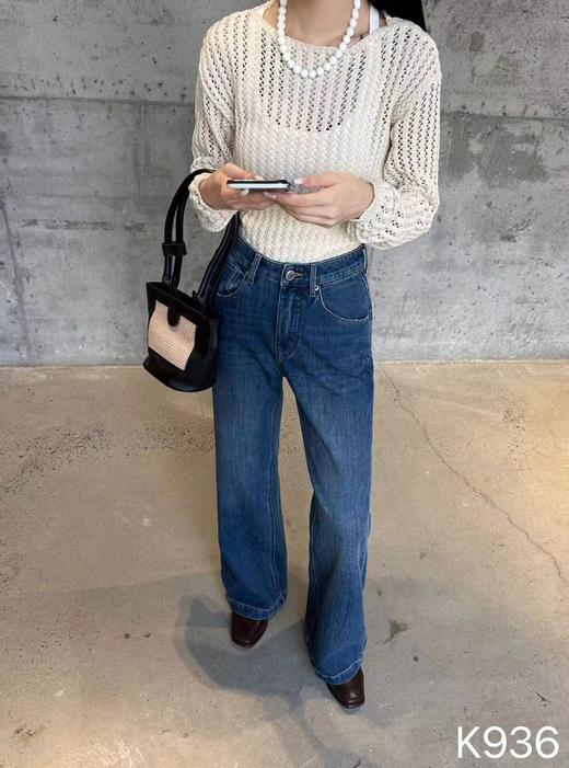 女牛仔直筒裤K936 商品图3