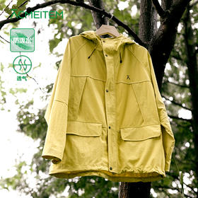 【十一破价福利】ACMEITEM爱棵米 亲子户外防泼水外套连帽宽松大口袋夹克外套男女GAF3210311E/GAF3210345E