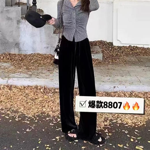 【预售】C-RB丝绒女裤（M-XL） 商品图0