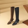 westory2024年秋冬新款优雅风细高跟百搭时装高靴W24DQ84421 商品缩略图0