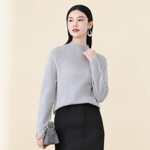 SNE3BD217诗梦女装简约针织衫 商品图3