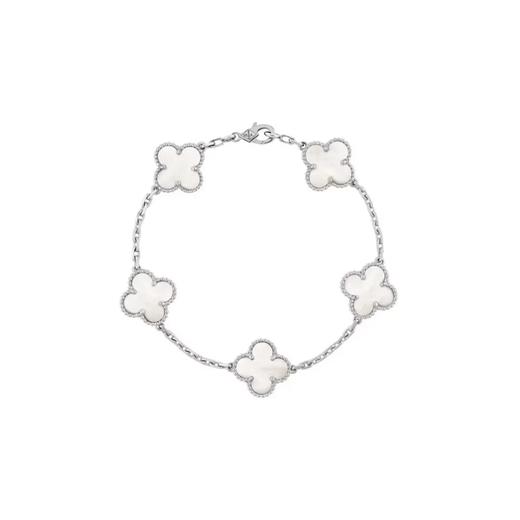 Van Cleef & Arpels梵克雅宝 Alhambra四叶幸运草系列 四叶草造型 金属 手链 女款 （SJ） 商品图5