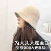 【立体设计！大头围秋冬帽子】女雪尼尔盆帽保暖渔夫帽日系针织水桶帽冬季。ry 商品缩略图0
