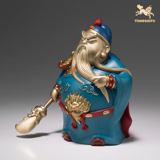 铜师傅《于荣光联名关羽》桌面萌版武财神铜关公摆件 家居 工艺品 商品图7