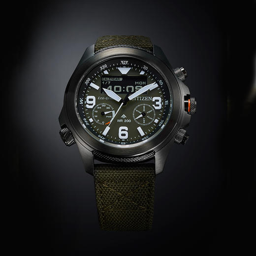 西铁城/CITIZEN运动光动能编织带男表JV1005-02W 商品图9