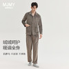 美季美优睡衣冬季男2024新款暖棉绒烂花刺绣套装长袖长裤家居服 商品缩略图0