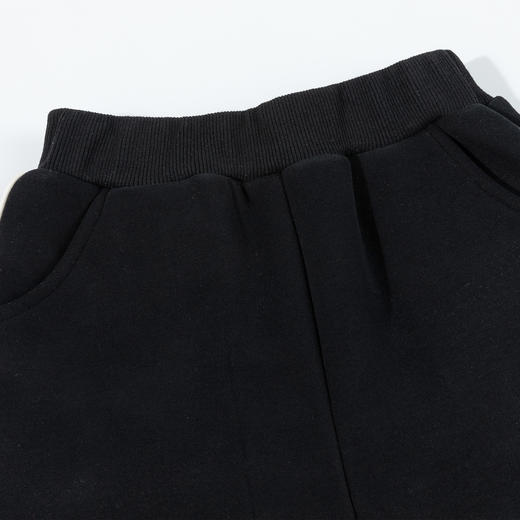 贝贝怡【萌趣卡通】男童运动套装春秋新款奥利绒男宝休闲卫衣卫裤两件套ZB3DT093 商品图5