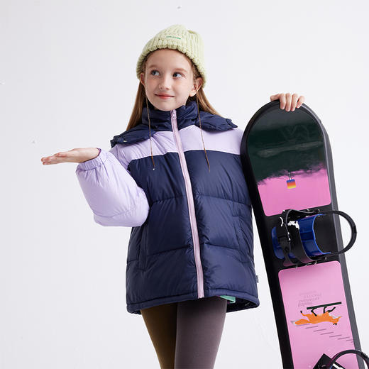 fx-【高于国标】儿童撞色拼接羽绒服 PDWT2413 商品图2