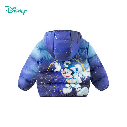 迪士尼【星空米奇羽绒服】24秋冬新款男童轻薄羽绒服时尚百搭防风外套ZD4DS020 商品图4