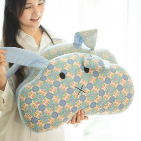 雪花系列兔子腰枕办公室护腰靠座椅腰枕靠背久坐办公椅子腰垫靠枕