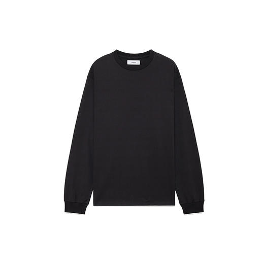 marka CREW NECK TEE L/S 印度有机棉高织长袖圆领T恤 商品图3