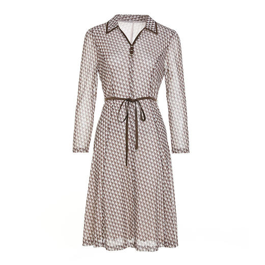 乔万尼气质长袖连衣裙秋季新款法式收腰EM3E451 商品图4