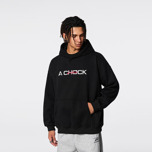 【Achock官方店】潮牌重磅花卉刺绣帽衫外套美式街头宽松连帽卫衣 商品图3