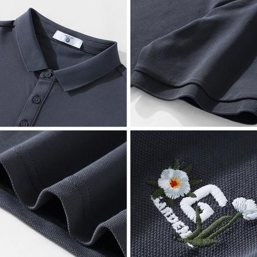 夏季短袖POLO衫男士刺绣修身高端潮流时尚翻领T恤   YMFS-PL70* 商品图3