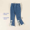 贝贝怡【软糯牛仔喇叭裤】24秋新款女童花边修身中大童微喇百搭长裤ZB3DK077 商品缩略图2