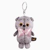 BUDIBASA巴迪宝思宝喜可猫+粉色大蝴蝶结毛绒钥匙扣 商品缩略图0