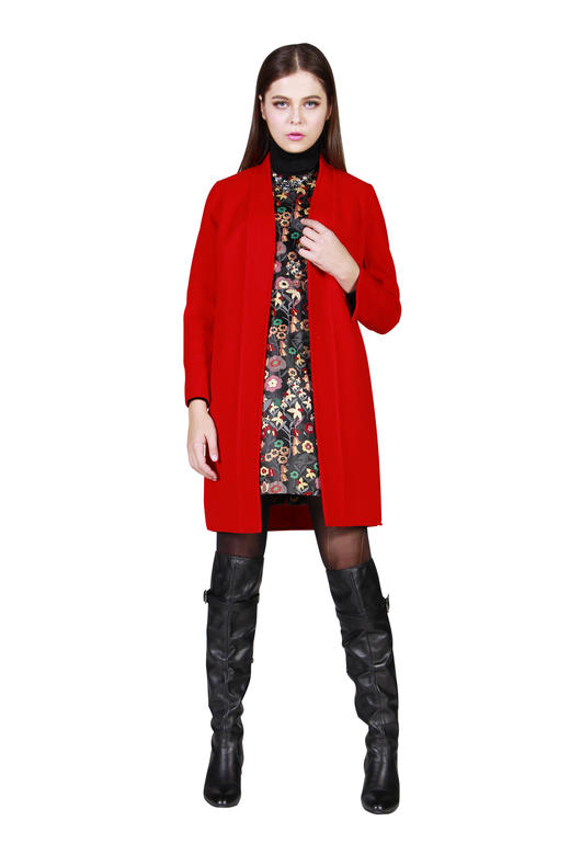 【伯妮斯茵】红色大衣 176C061 商品图5