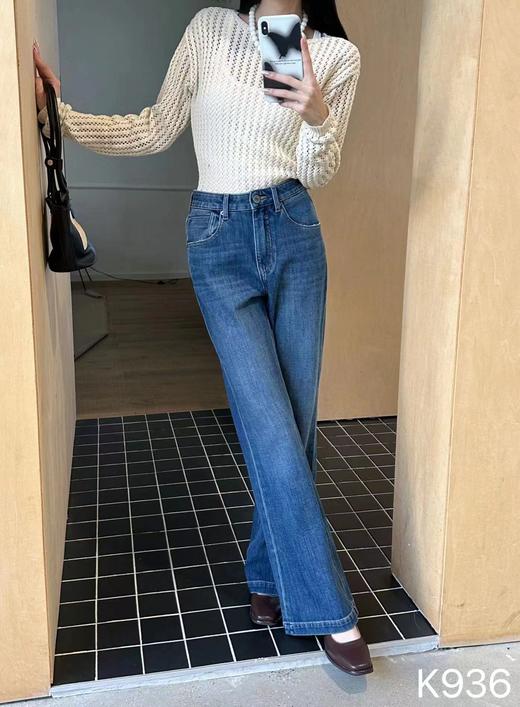 女牛仔直筒裤K936 商品图2