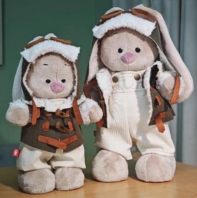 BUDIBASA巴迪宝思Zaika Mi兔+飞机师服装（32cm） 商品图1