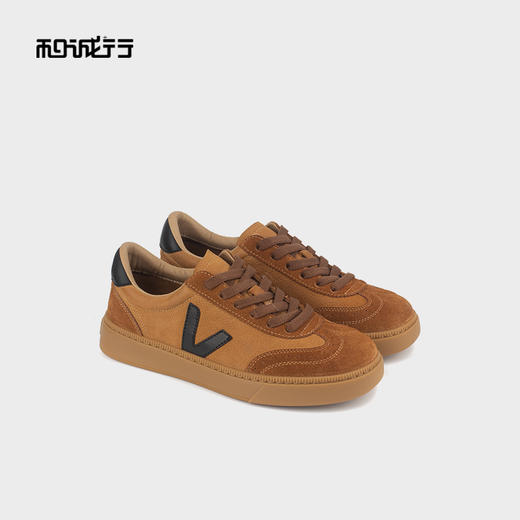 和诚行 2024秋冬新款时尚百搭休闲鞋男厚底复古德训鞋1050141 商品图0