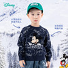 迪士尼【假期出游】24秋季新款男宝满印米奇针织衫可爱提花毛衣线衫ZD3DS041 商品缩略图0