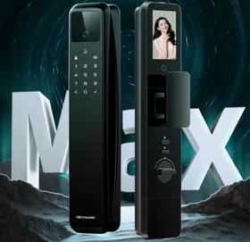 LR【德施曼Q50FMAX哨兵升级版大屏指纹锁家用密码锁】DSM