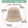 【立体设计！大头围秋冬帽子】女雪尼尔盆帽保暖渔夫帽日系针织水桶帽冬季。ry 商品缩略图1