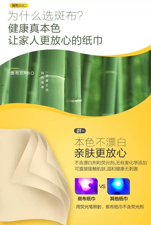 斑布手帕纸12包装（8片/包*4层*12包） 商品图4
