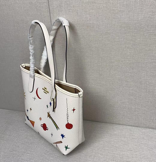 秋冬特惠💰430 Coach/蔻驰新款CU987新品女包Small city tote 新款的遨游太空系列 商品图5