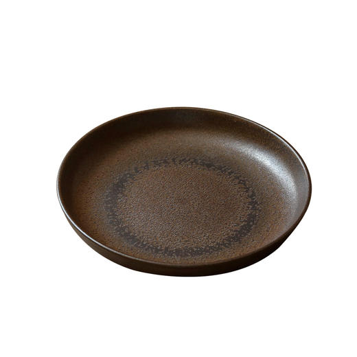 茶香记 古铜彩利式壶承 经典与时尚结合 古铜釉沉稳大气 肃穆有拙味 质感十足 百搭好用 茶盘 商品图4