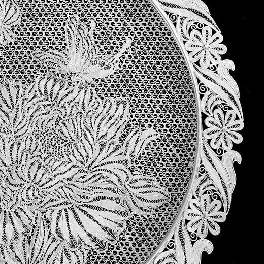 子佩集S999银纯手工制作【花蝶绮梦】花丝盘大师工坊原创设计【DWFG】蝶舞富贵2409 商品图4