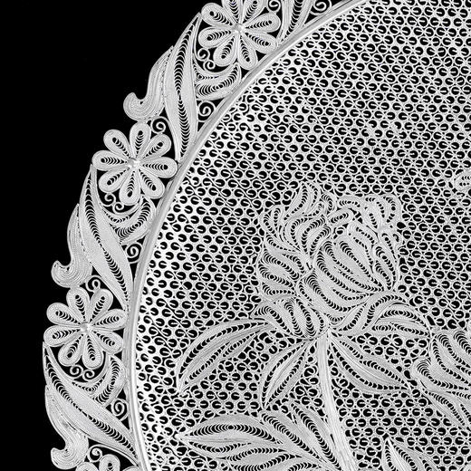 子佩集S999银纯手工制作【花蝶绮梦】花丝盘大师工坊原创设计【DWFG】蝶舞富贵2409 商品图5