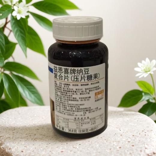 益恩喜牌纳豆复合片（压片糖果）34.8g/瓶 商品图1