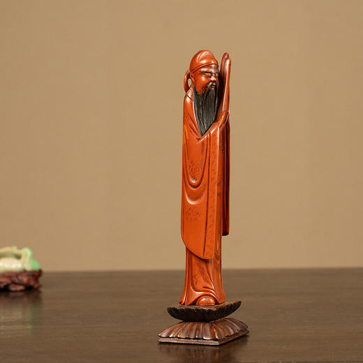 清 黄杨木雕戏曲人物像 商品图0