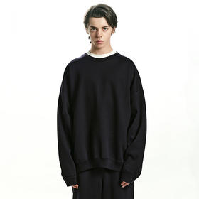 Markaware HUGE SWEAT 日本和歌山编织有机超长棉宽松圆领卫衣