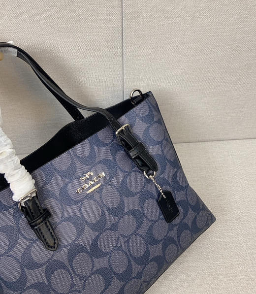 秋冬特惠💰450 coach/蔻驰新款 新色兰色C4250  新款【 Mollie  Tote 25 】小号尺寸托特购物袋 商品图4