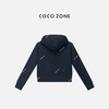 COCO ZONE 100棉秋季连帽外套百搭长袖上衣CC2C1534 商品缩略图1