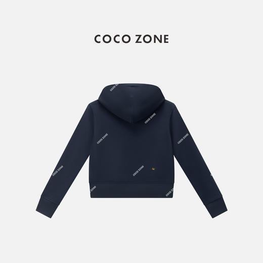 COCO ZONE 100棉秋季连帽外套百搭长袖上衣CC2C1534 商品图1