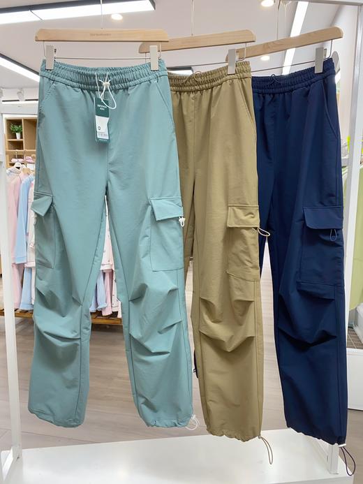 松植屋防泼水工装裤男女同款 春秋款防泼水裤子登山运动休闲裤  膝盖立体捏褶，修饰腿型，巨显瘦！ 商品图0