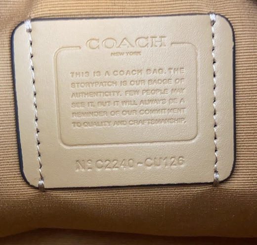 秋冬特惠💰480 蔻驰COACH新品CU126  Teri shoulder bag新设计噢，手提柄是云朵花样的 商品图8