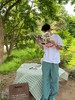 松植屋防泼水工装裤男女同款 春秋款防泼水裤子登山运动休闲裤  膝盖立体捏褶，修饰腿型，巨显瘦！ 商品缩略图1