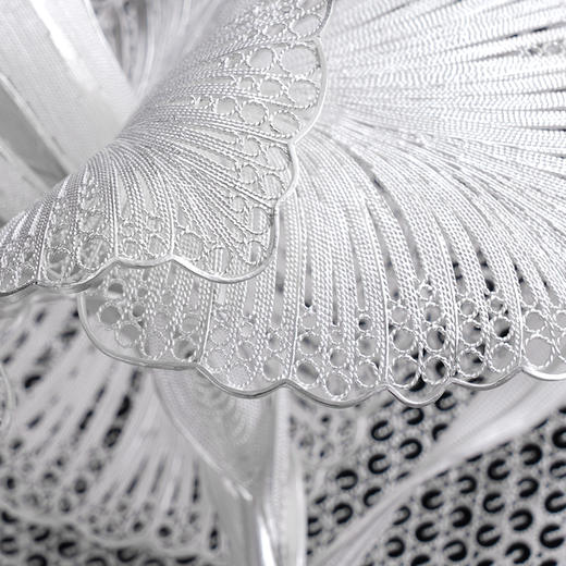 子佩集S999银纯手工制作【雅鸢凝露】花丝盘纯银摆件大师工坊原创设计【YYNLHSP】2409 商品图8