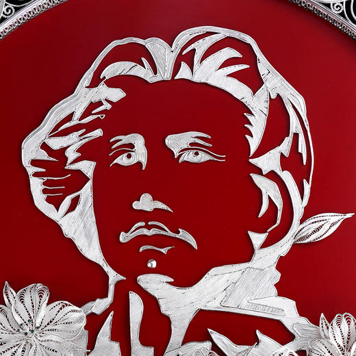 子佩集S999银纯手工制作【橘子洲头】花丝盘纯银摆件大师工坊原创设计【JZZTHSP】2409 商品图2