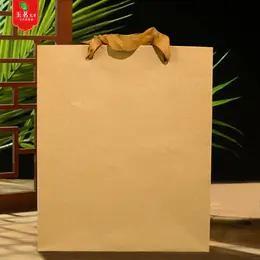 牛皮纸空白手提袋【1斤装】1元1个.整捆50个50元.满300条起免运费 商品图0